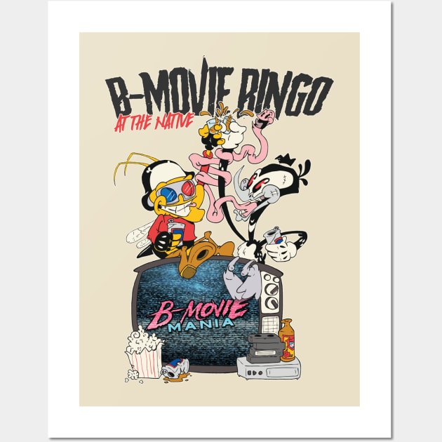 B-Movie Bingo Wall Art by B-Movie Mania